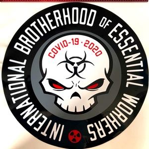 Brotherhood of essential workers vinyl decal 6inch